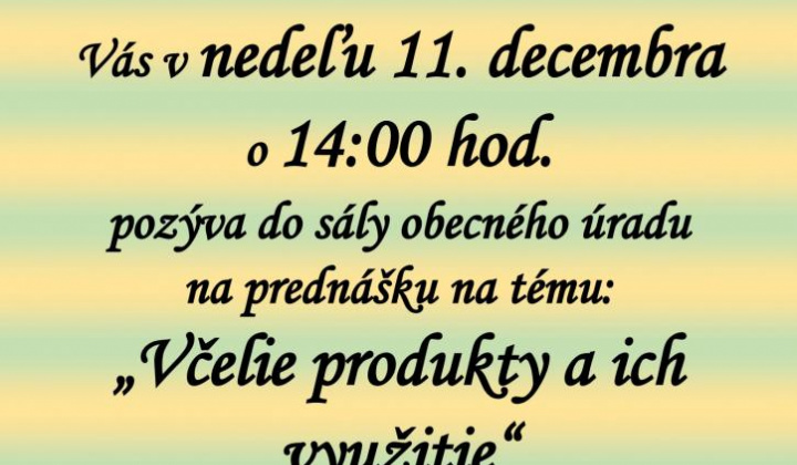 3. fotografia fotogalérie Včelie produkty a ich využitie
