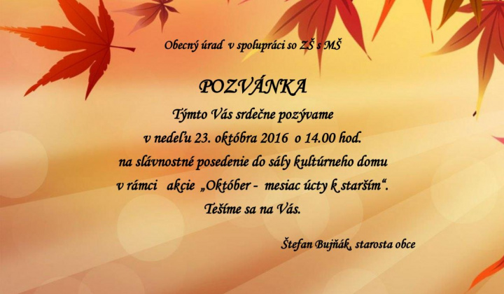 3. fotografia fotogalérie Mesiac úcty k starším 2016