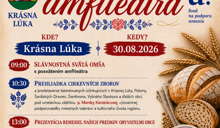 Fotka - Pozvánka ,,Otvorenie amfiteátra'' dňa 30.08.2026